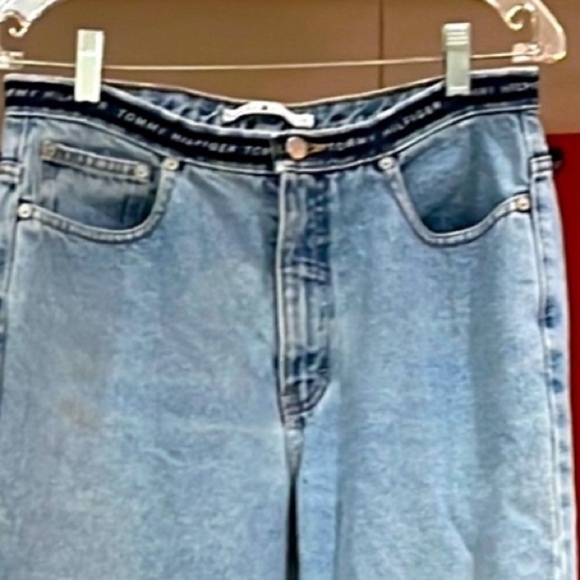Vintage Y2K Tommy Hilfiger Classic Blue Denim Jeans Size 12 - Picture 2 of 11